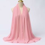 Chal hiyab para mujer rosa