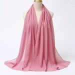 Chal hiyab para mujer rosa