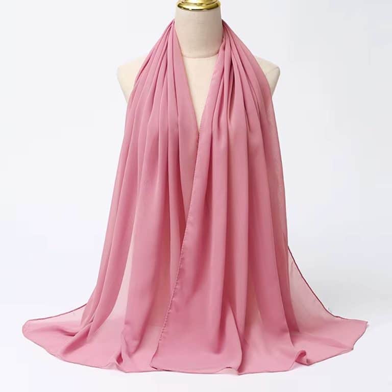 Écharpe Hijab pour femmes Rose (5)