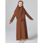 Ensemble abaya khimar enfant