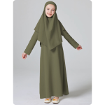 Ensemble abaya khimar enfant