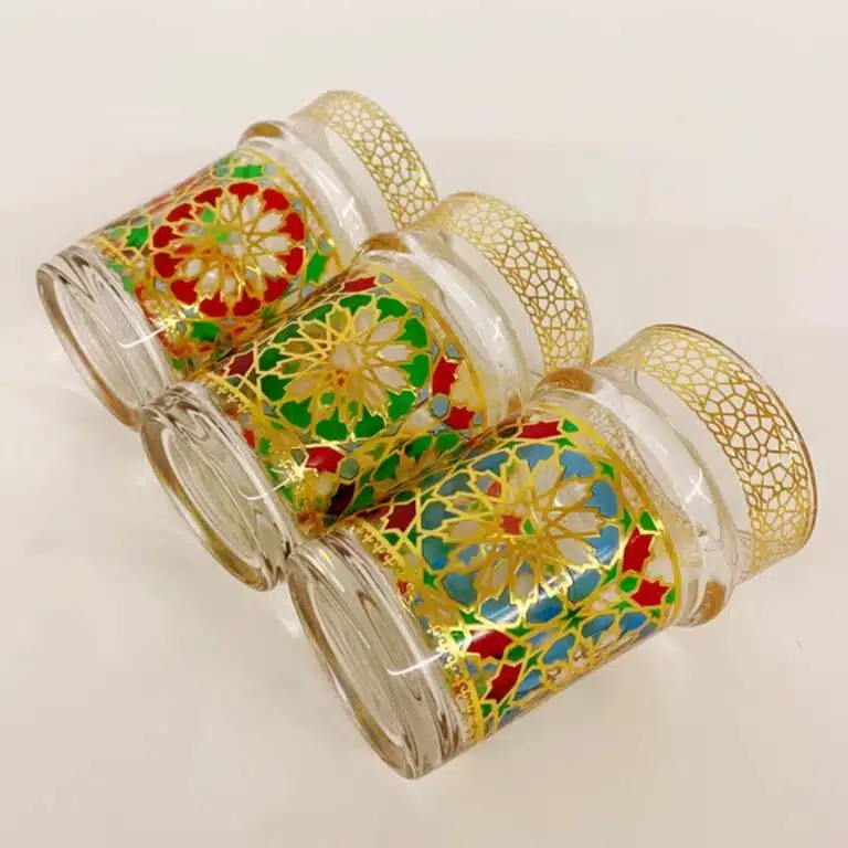 Ensemble de verre à thé marocain