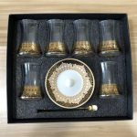Ensemble de verres à thé Turc