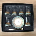 Ensemble de verres à thé Turc