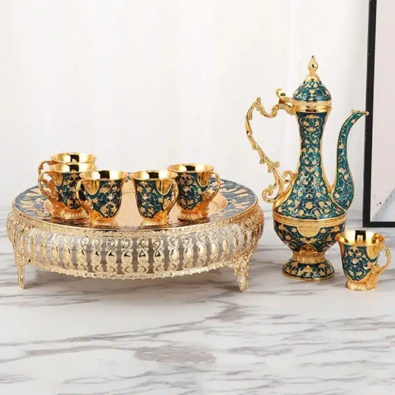 Ensemble verre à thé marocain