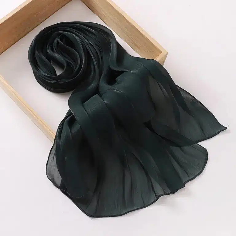 Foulard pour musulmane tons verts - Vert forêt