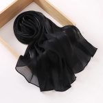Velo islámico en tonos neutros - Negro