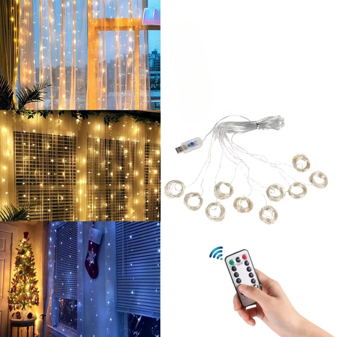 guirlande LED 3 couleurs