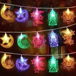 Grinalda luminosa Eid Mubarak