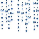 Hangslinger voor ramadan en Eid Mubarak - Blauw