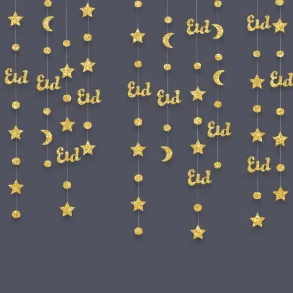 Guirlande suspendue pour ramadan Eid Mubarak