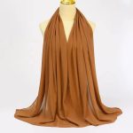 Chal hiyab para mujer marrón - Camel