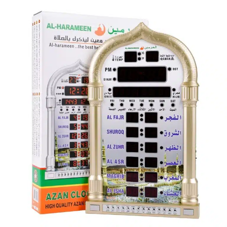 Horloge de prière pour Mosquée