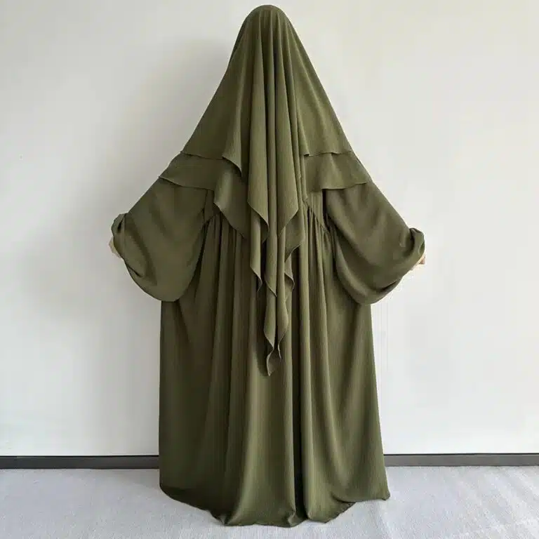 Jilbab avec niqab intégré
