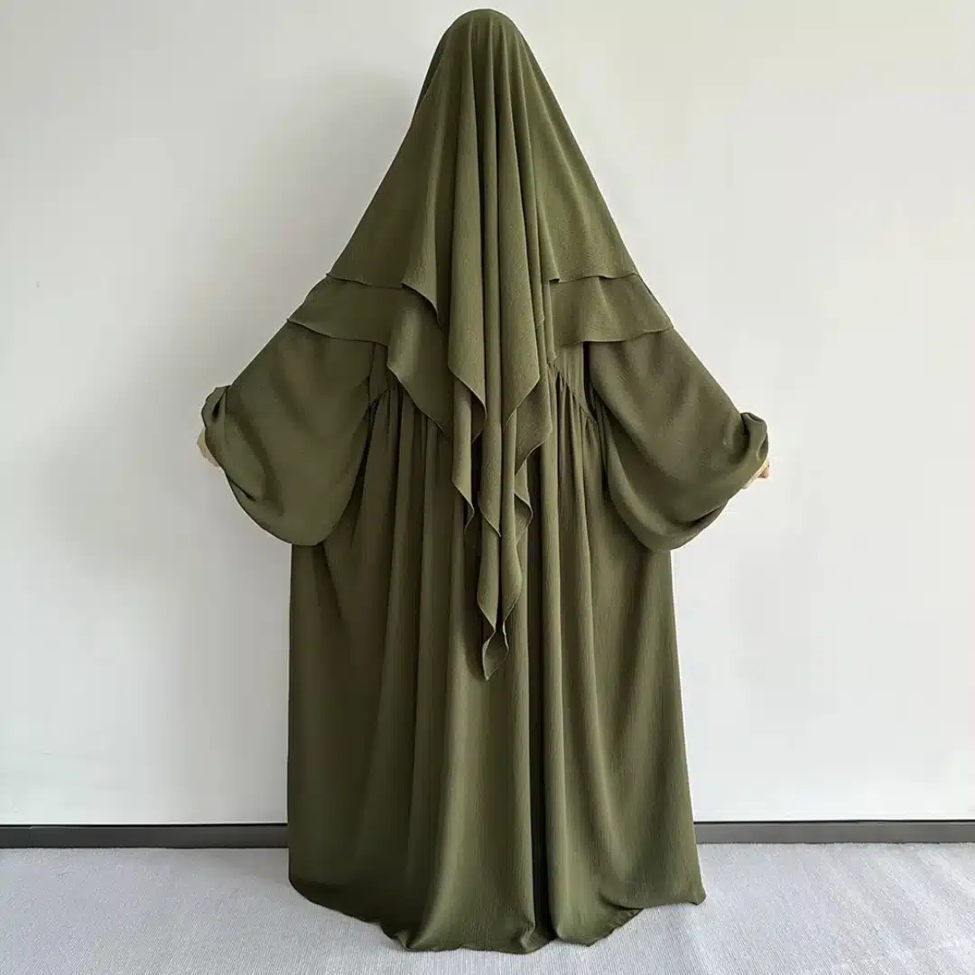 Jilbab avec niqab intégré