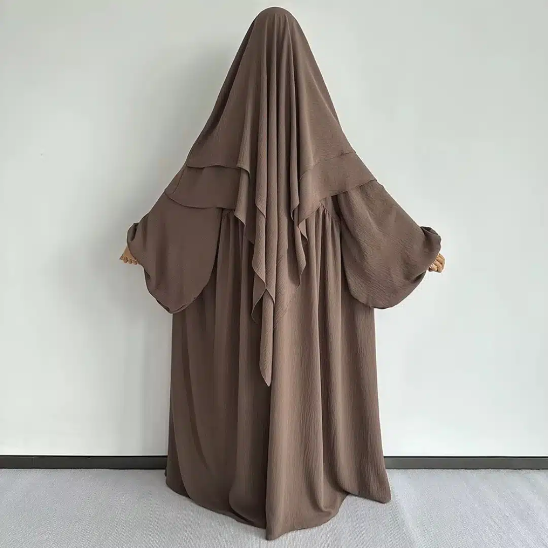 Jilbab avec niqab intégré