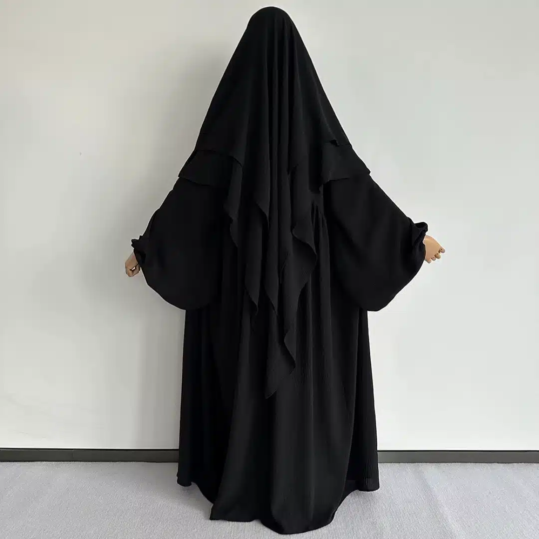 Jilbab avec niqab intégré