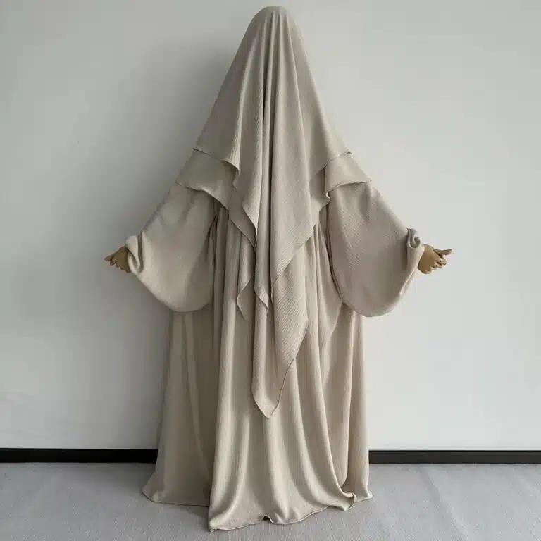 Jilbab avec niqab intégré