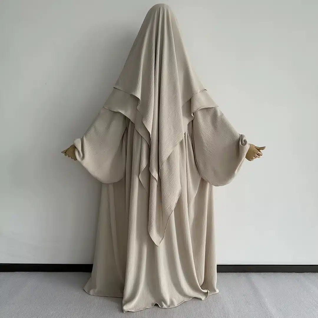 Jilbab avec niqab intégré