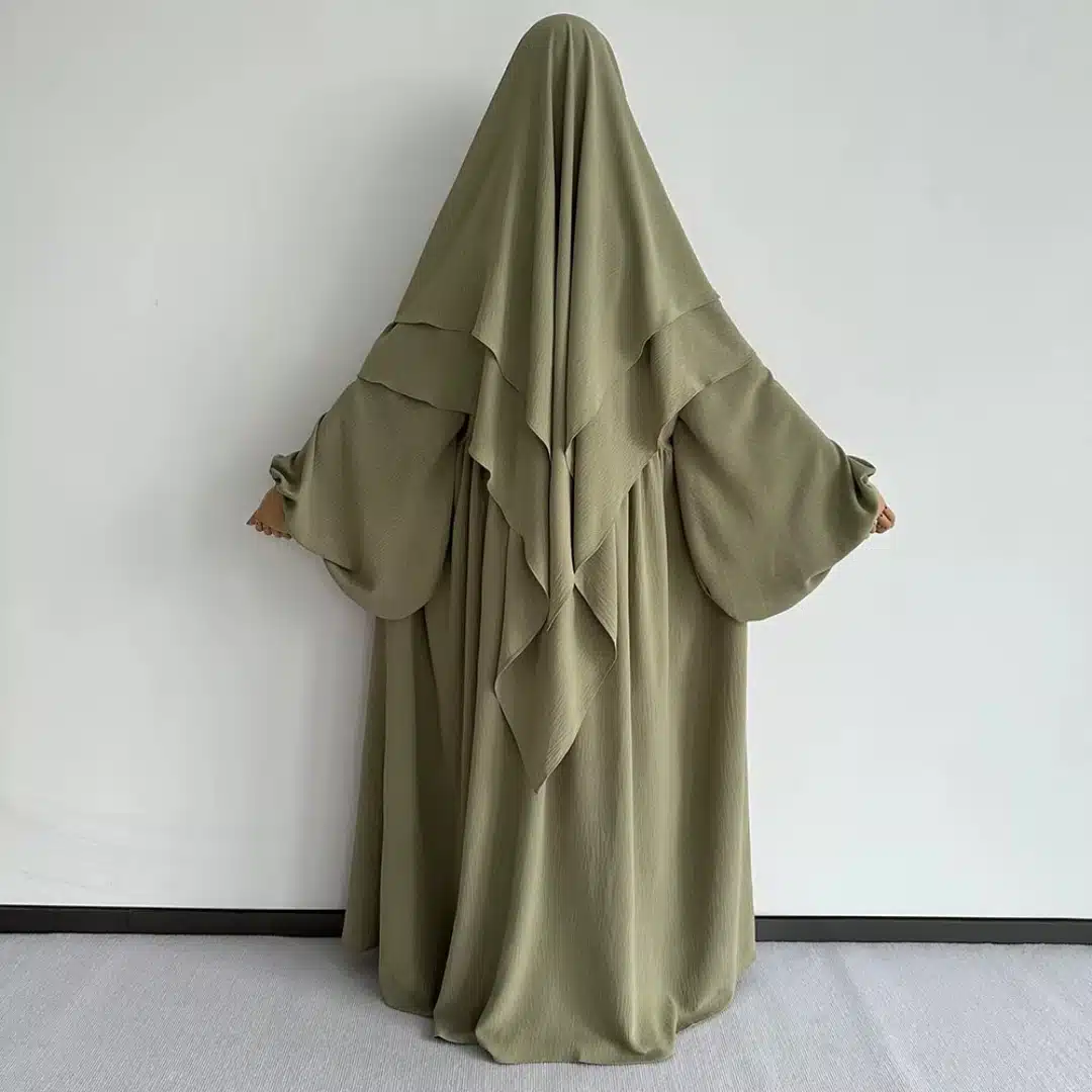 Jilbab avec niqab intégré