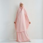 Jilbab de duas peças - Rosa