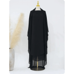 Khimar comprido em seda