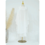 Khimar comprido em seda