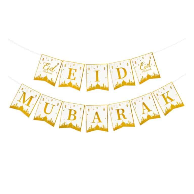 Kit de Vaisselle Jetable de Fête Musulmane Spécial aid Mubarak 3