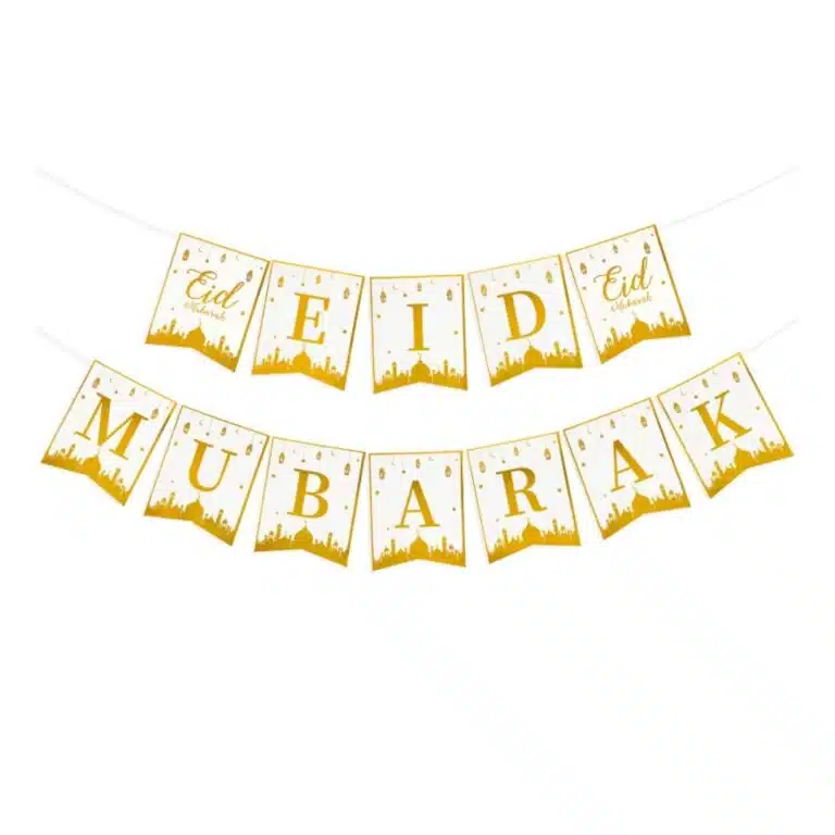 Kit de vaisselle jetable de fête spécial aid Mubarak