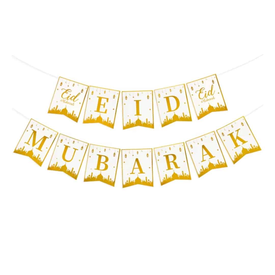 Kit de Vaisselle Jetable de Fête Musulmane Spécial aid Mubarak 3