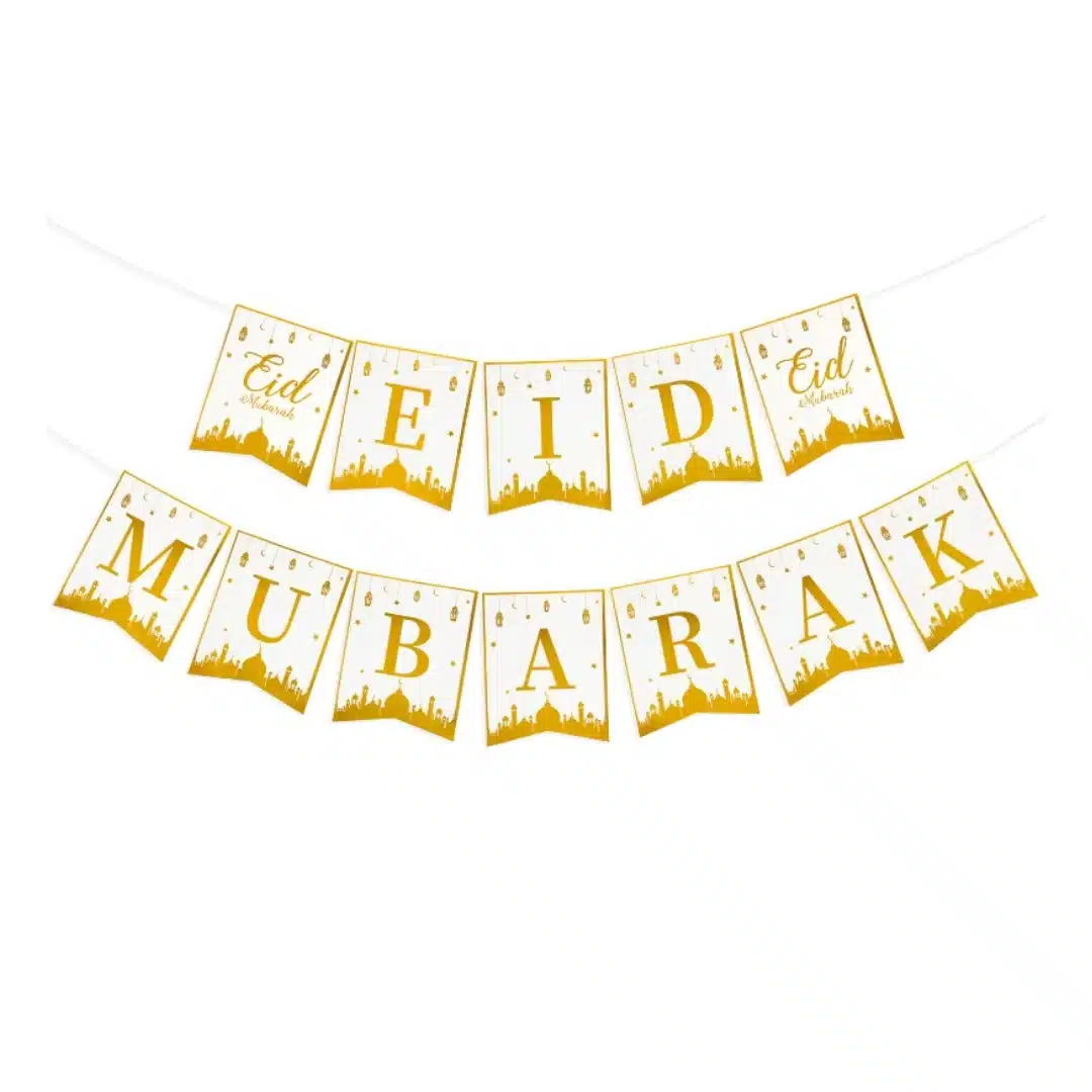 Kit de vaisselle jetable de fête spécial aid Mubarak