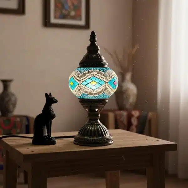 Lampe en mosaique turque