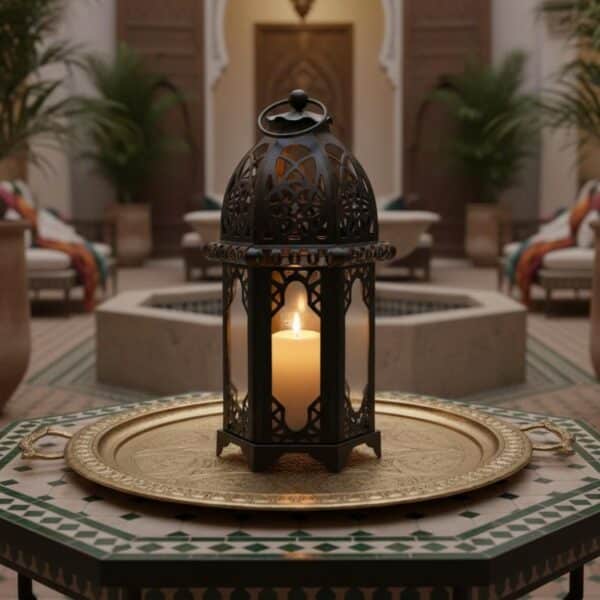 Lanterne marocaine à bougie