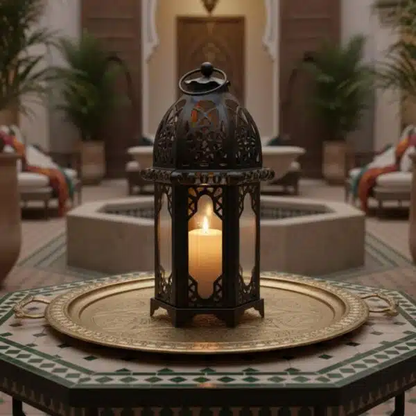 Lanterne marocaine à bougie