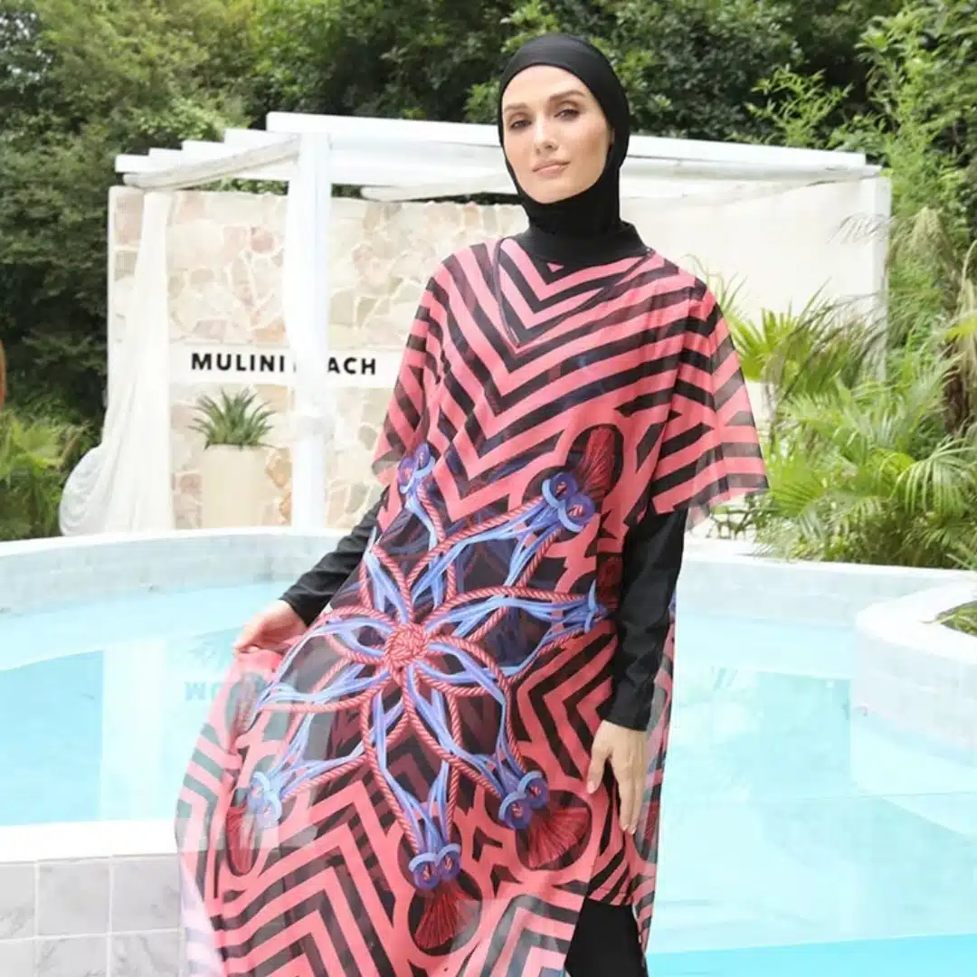 Maillot de bain burkini femme 4 pièces