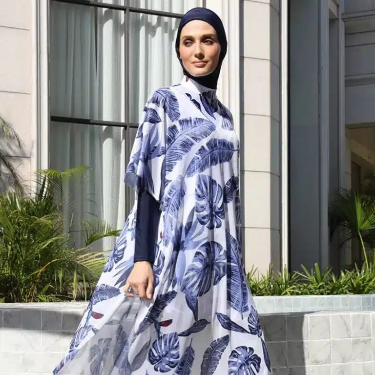 Burkini stylé pour musulmane 4 pièces