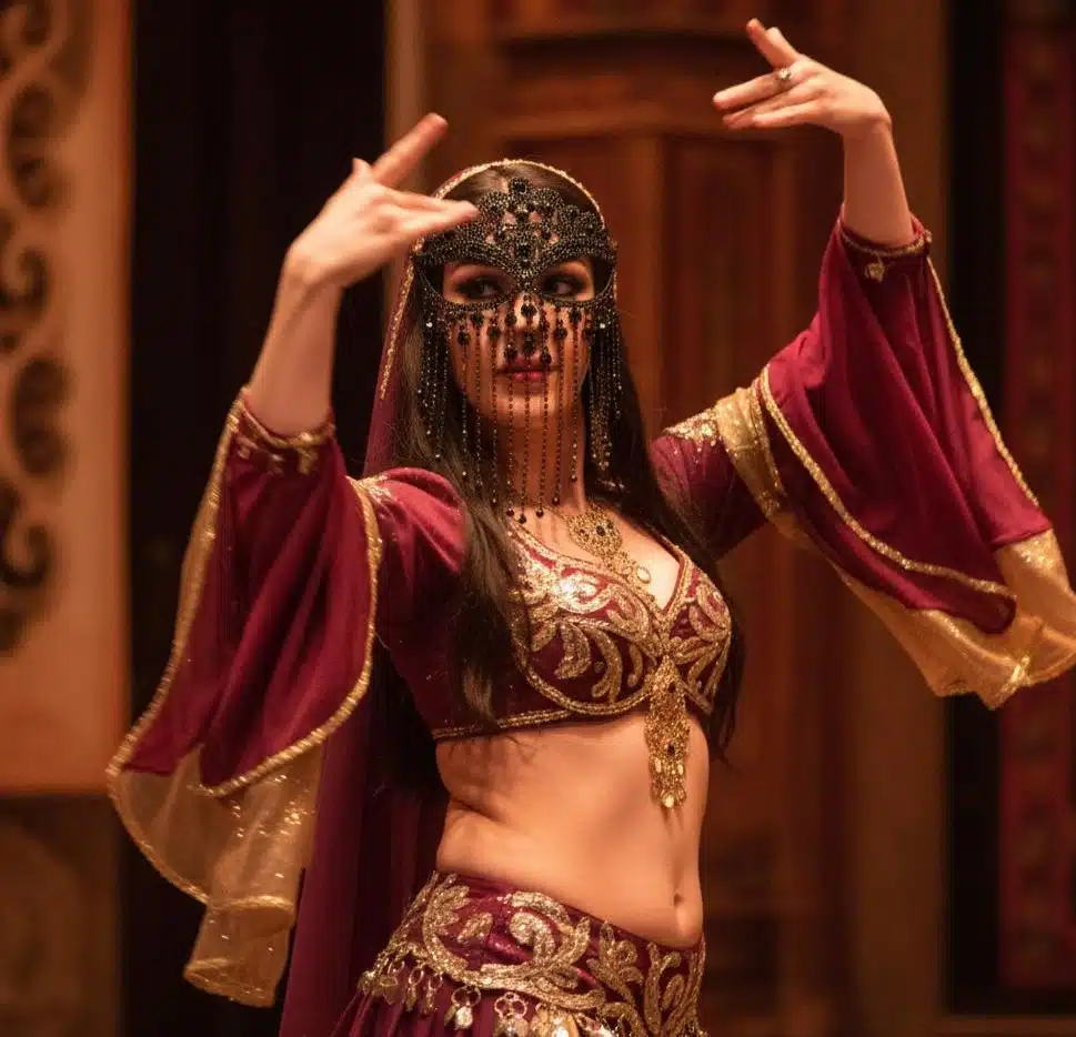 Masque de danse orientale