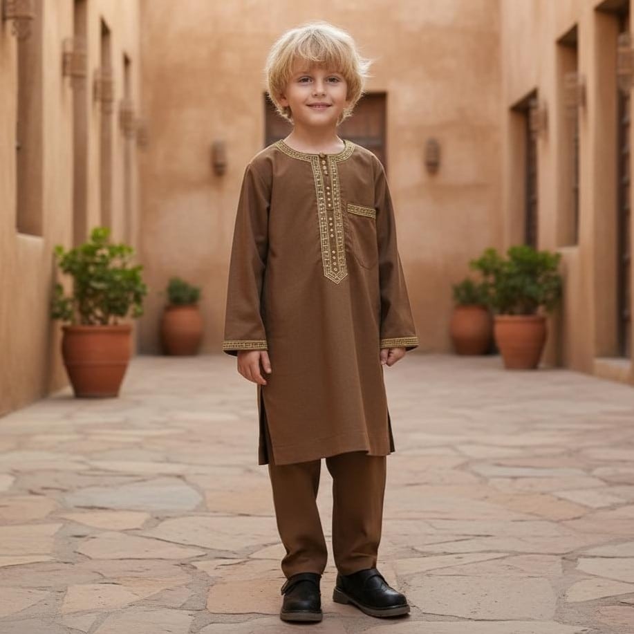 Qamis 2 pieces enfant - airdorient