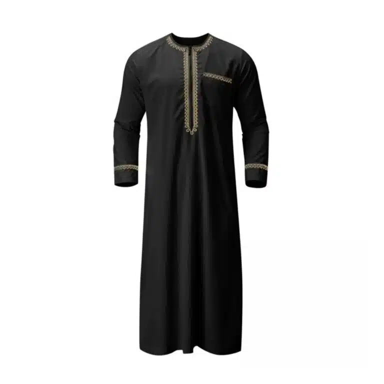 Qamis homme saoudien brodé