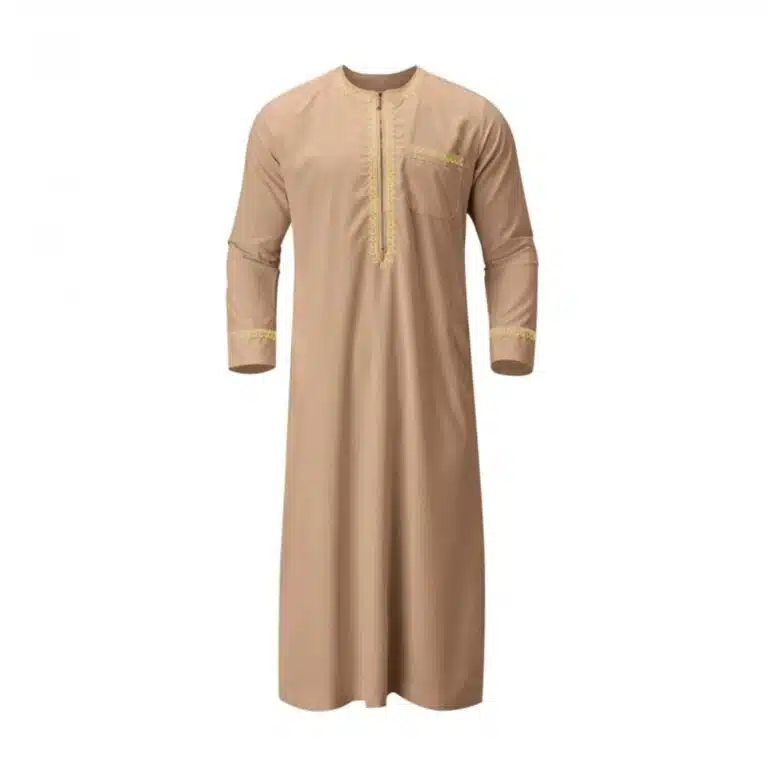 Qamis homme saoudien brodé