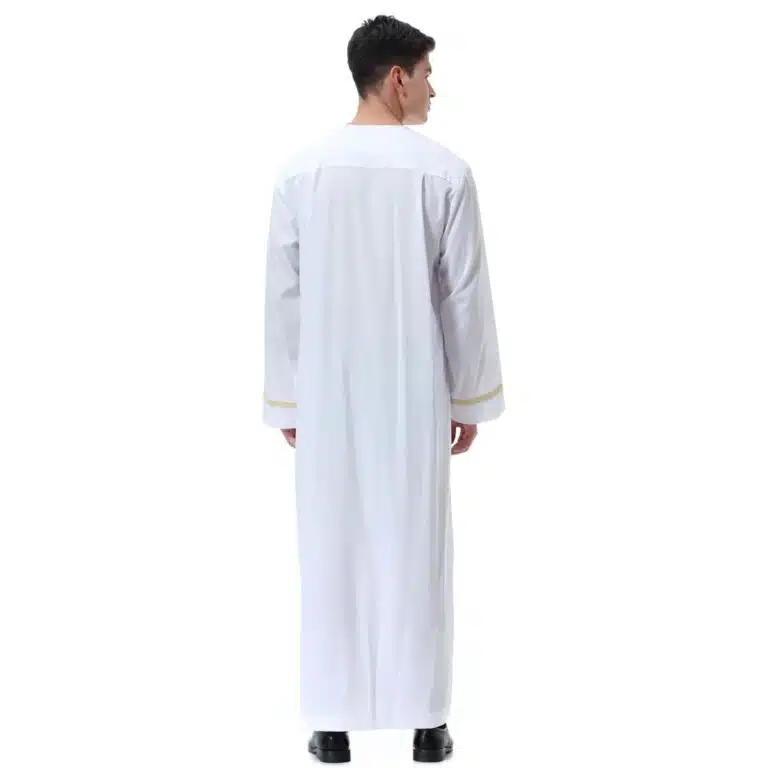Qamis homme saoudien brodé
