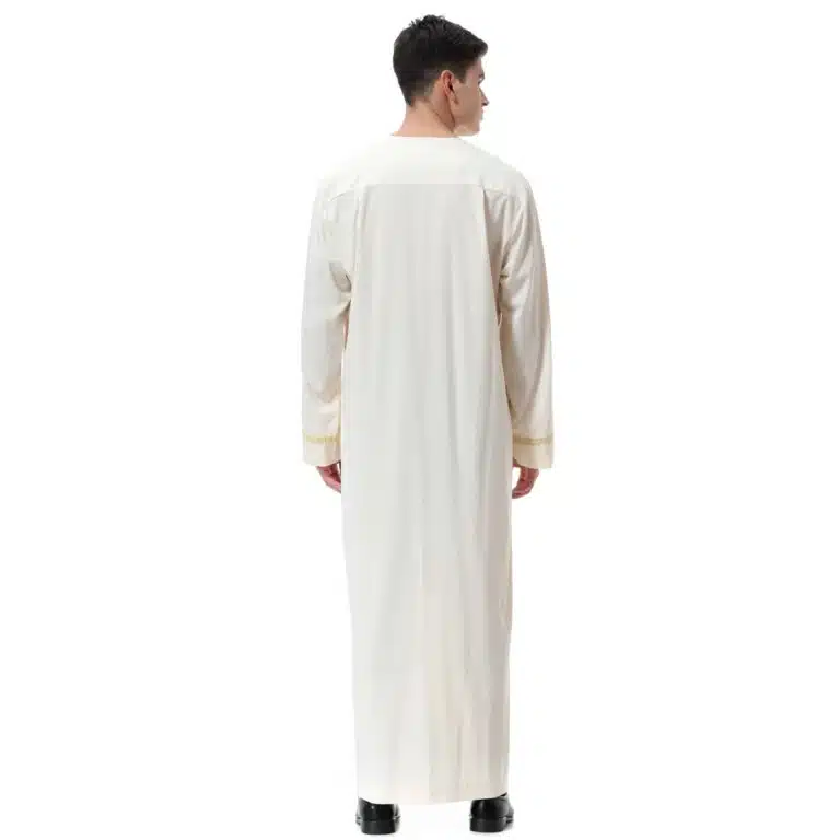 Qamis homme saoudien brodé