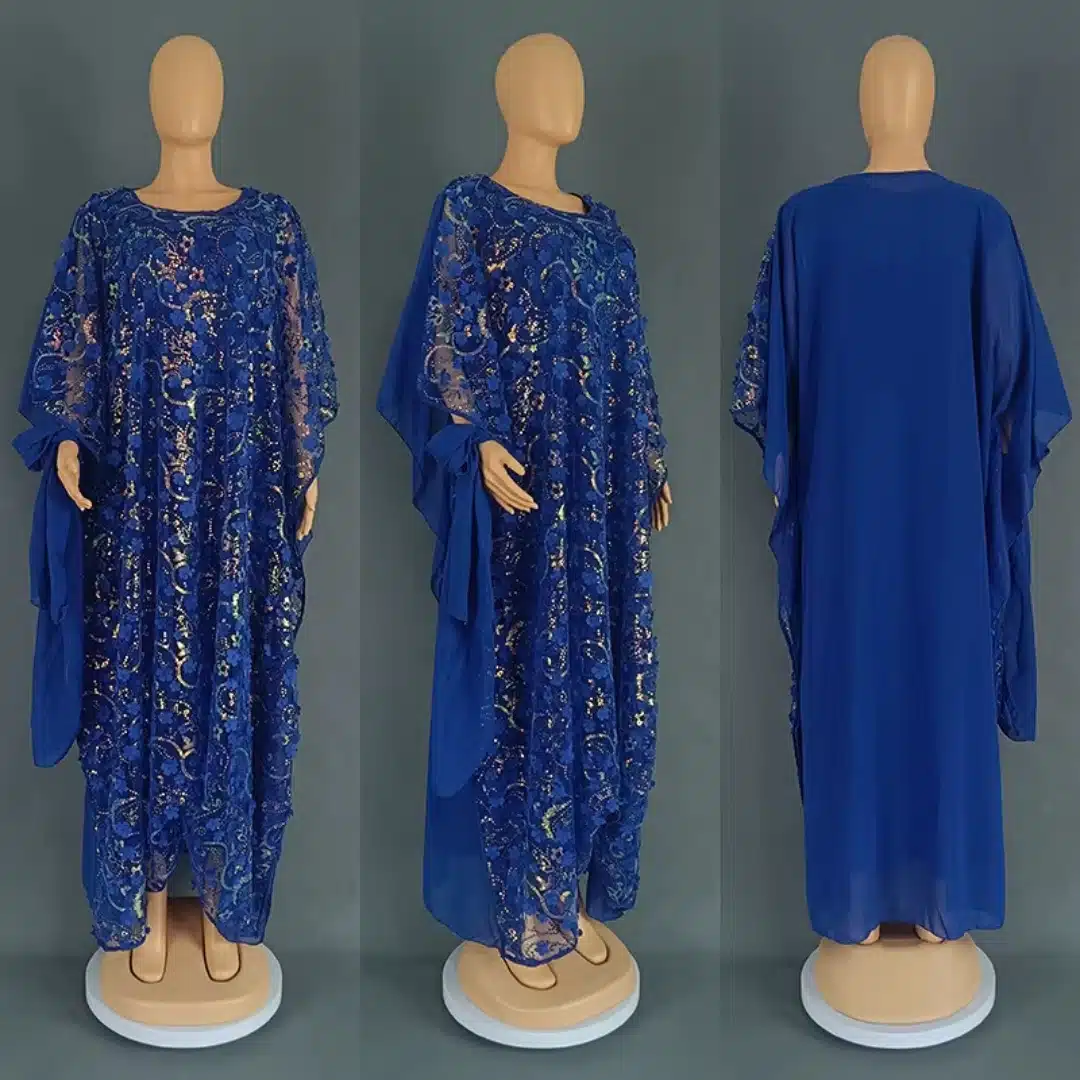 Robe orientale brodée Farasha à sequins