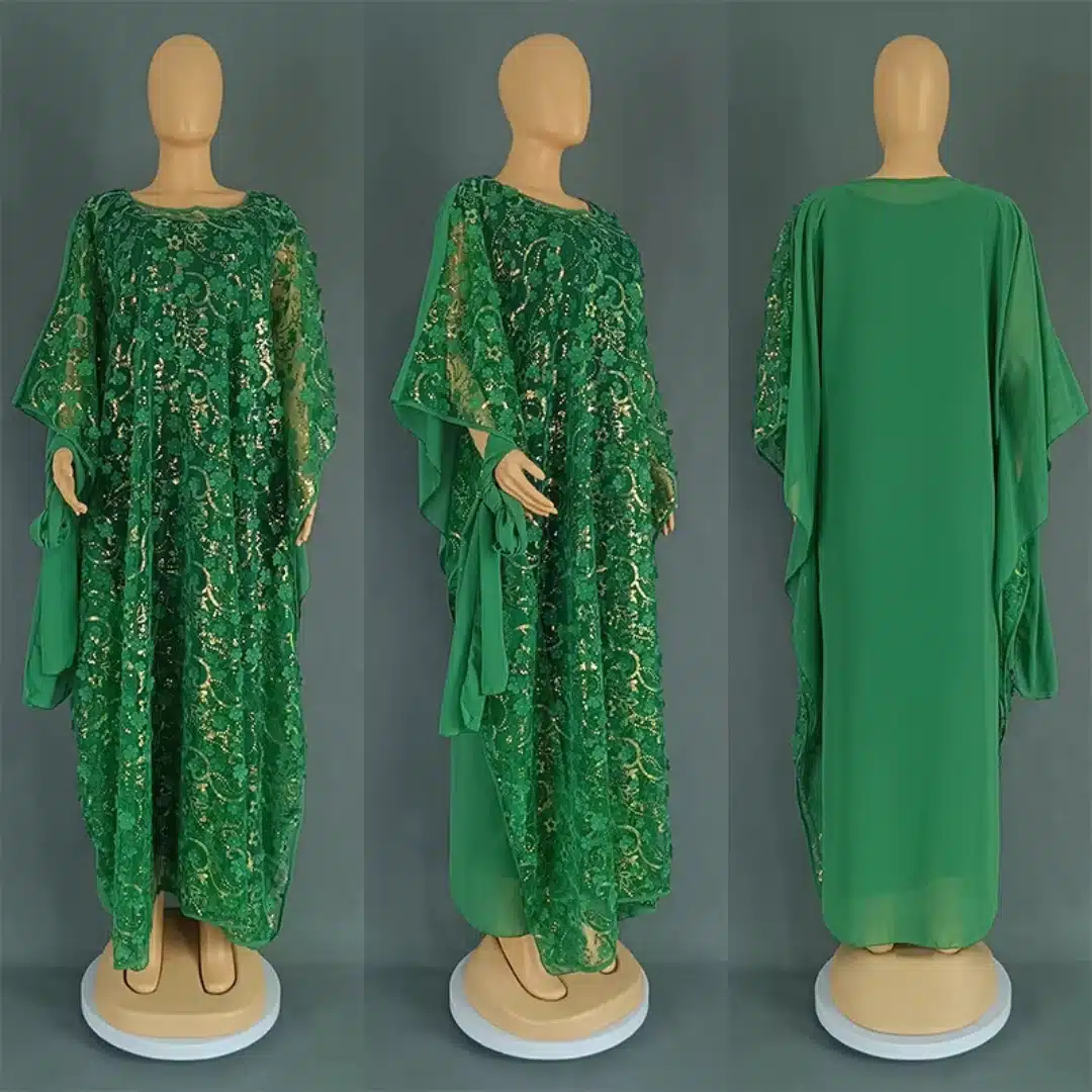 Robe orientale brodée Farasha à sequins