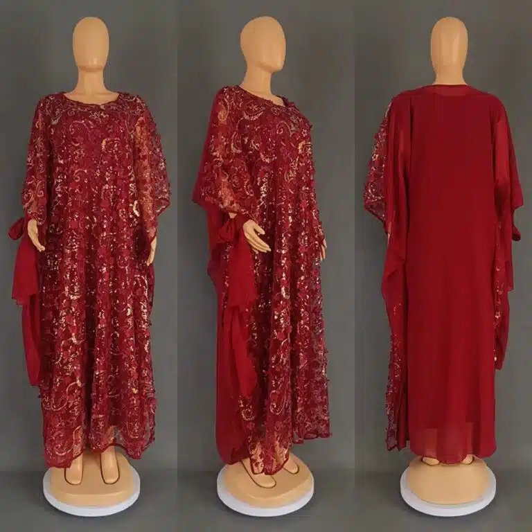 Robe orientale brodée Farasha à sequins