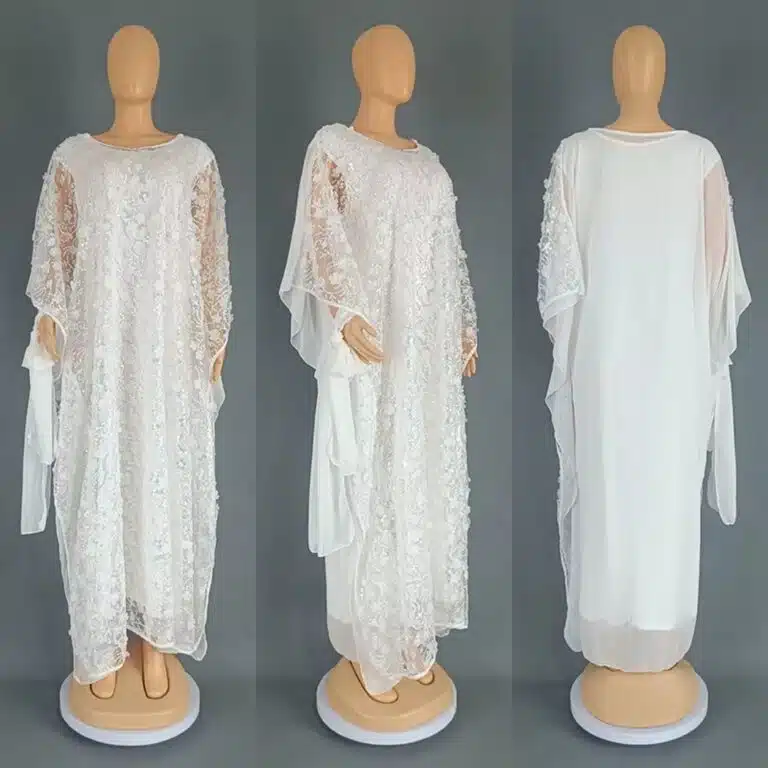 Robe orientale brodée Farasha à sequins