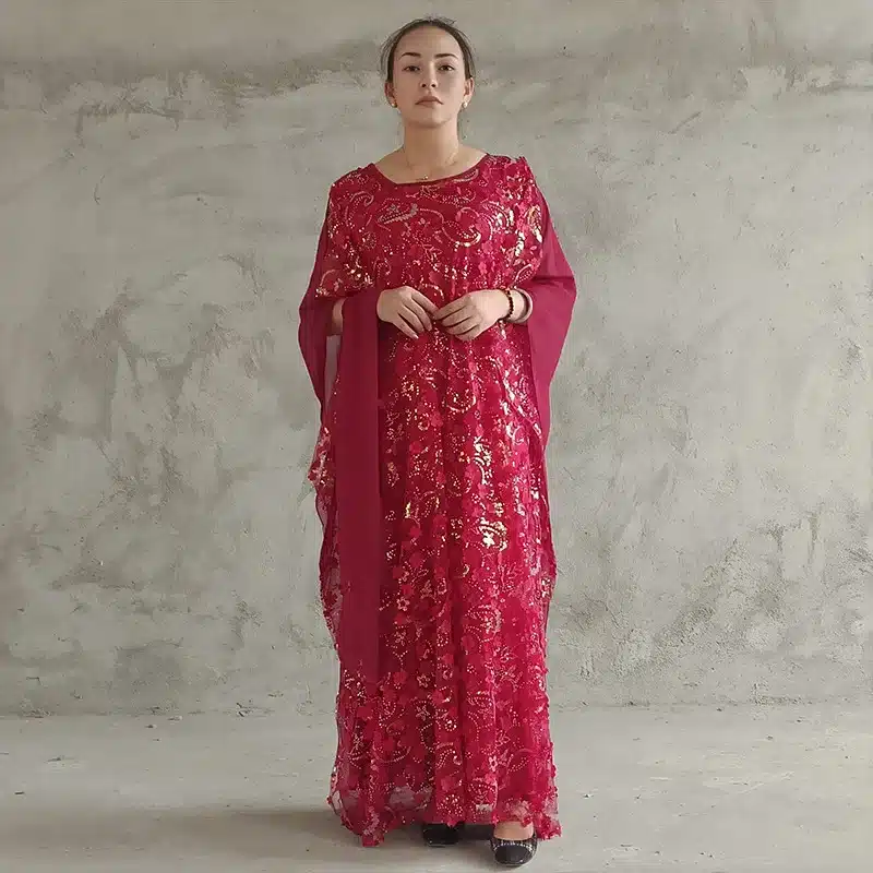 Robe orientale brodée Farasha à sequins