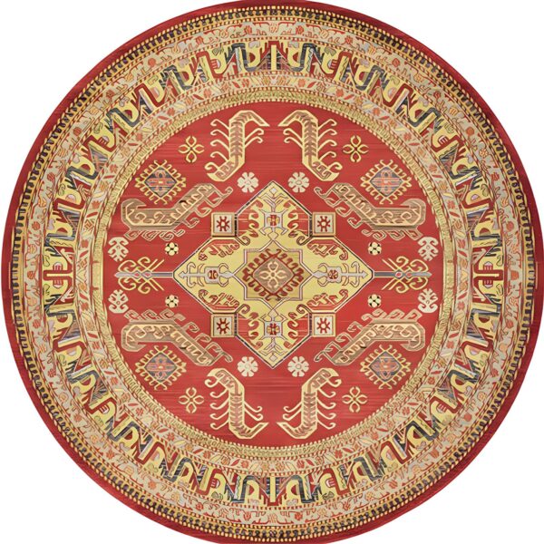 Tapis persan ancien rond