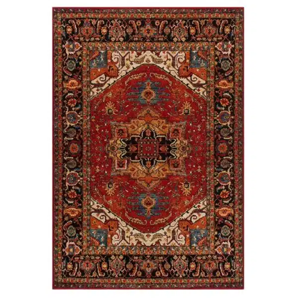Tapis ottoman rouge royal