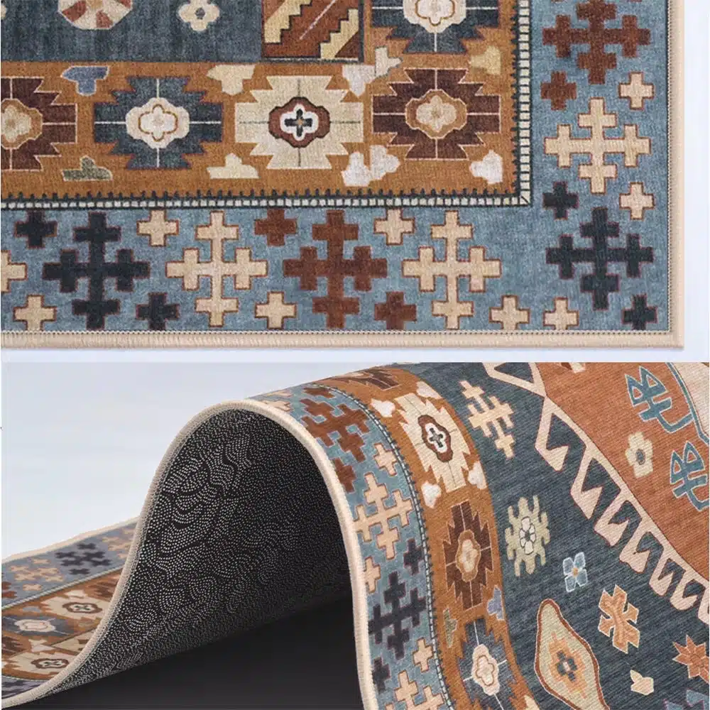Tapis berbere marocain rouges orientaux